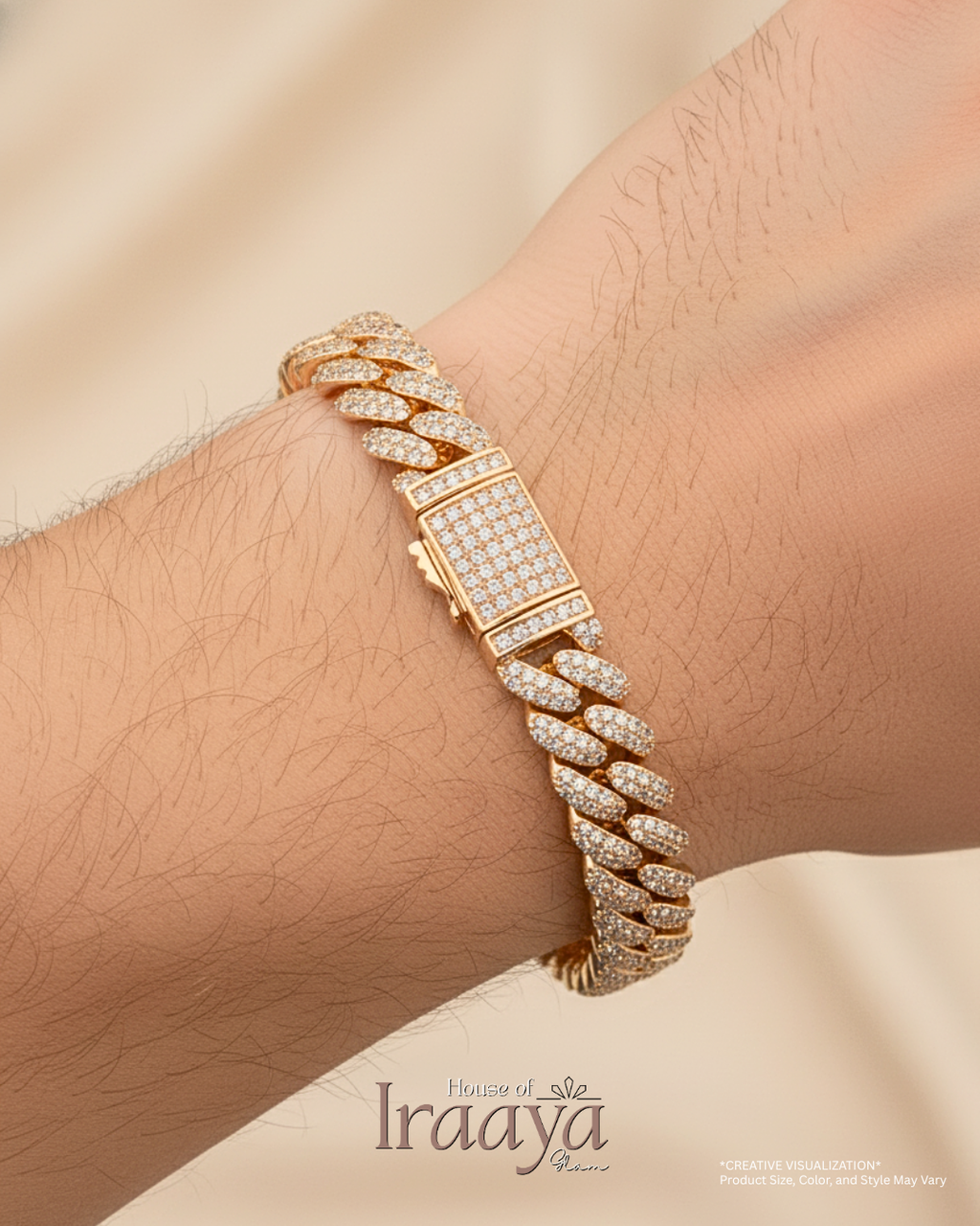 Luxury Cuban Link Diamond Bracelet