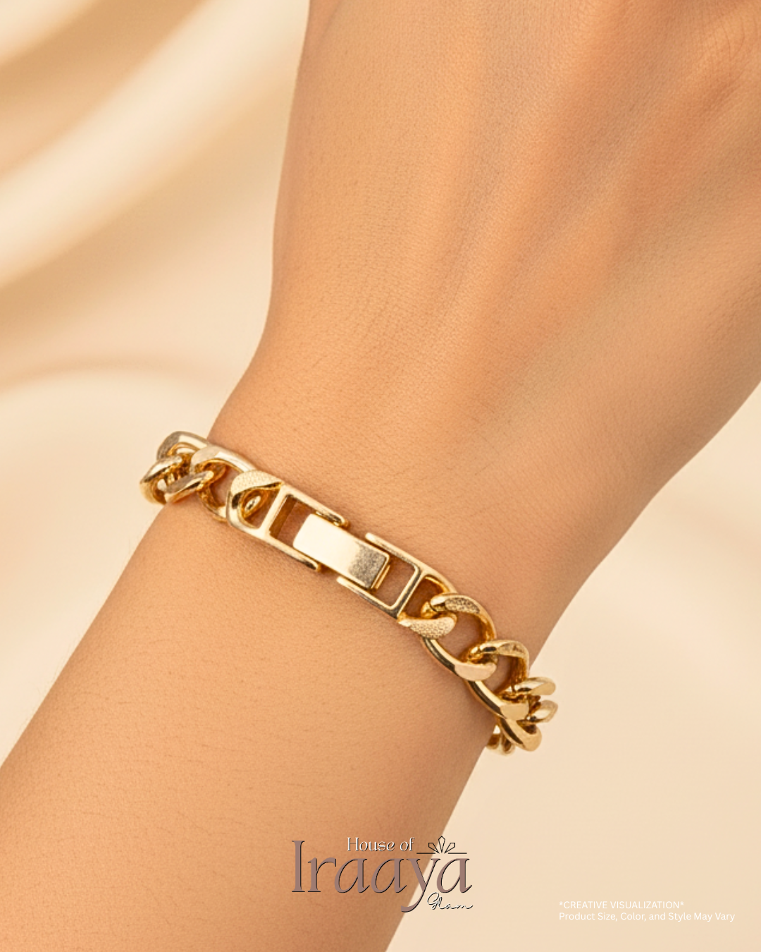 Chunky Gold Link Bracele