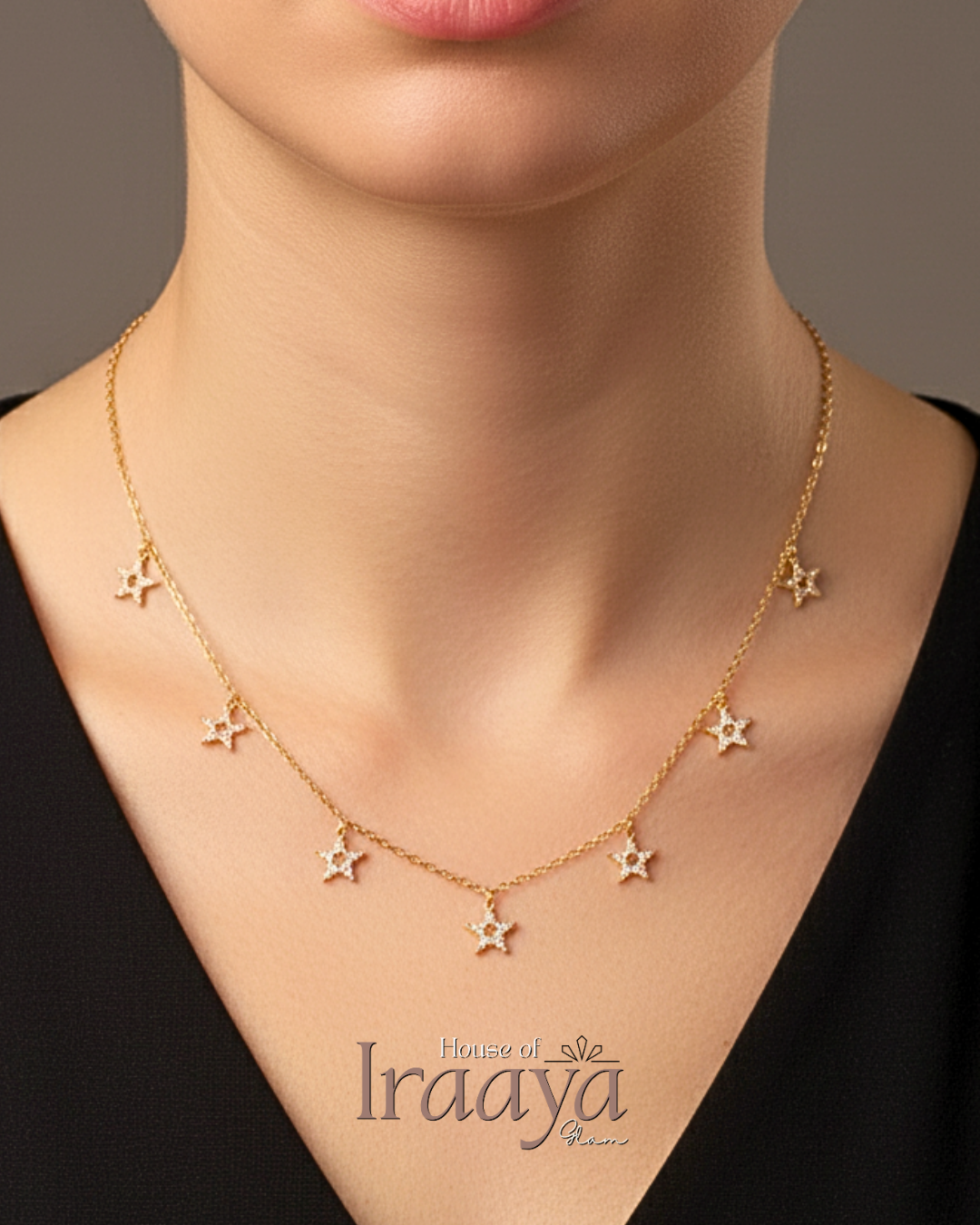 Twinkling Star Charm Necklace