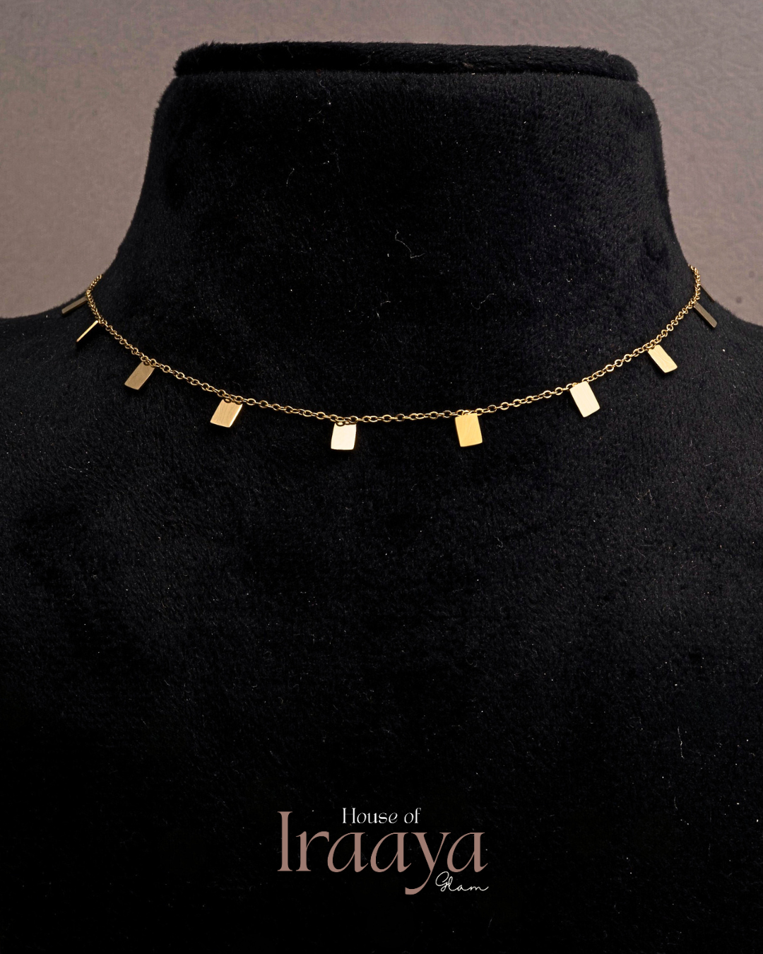 Minimal Gold Charm Necklace