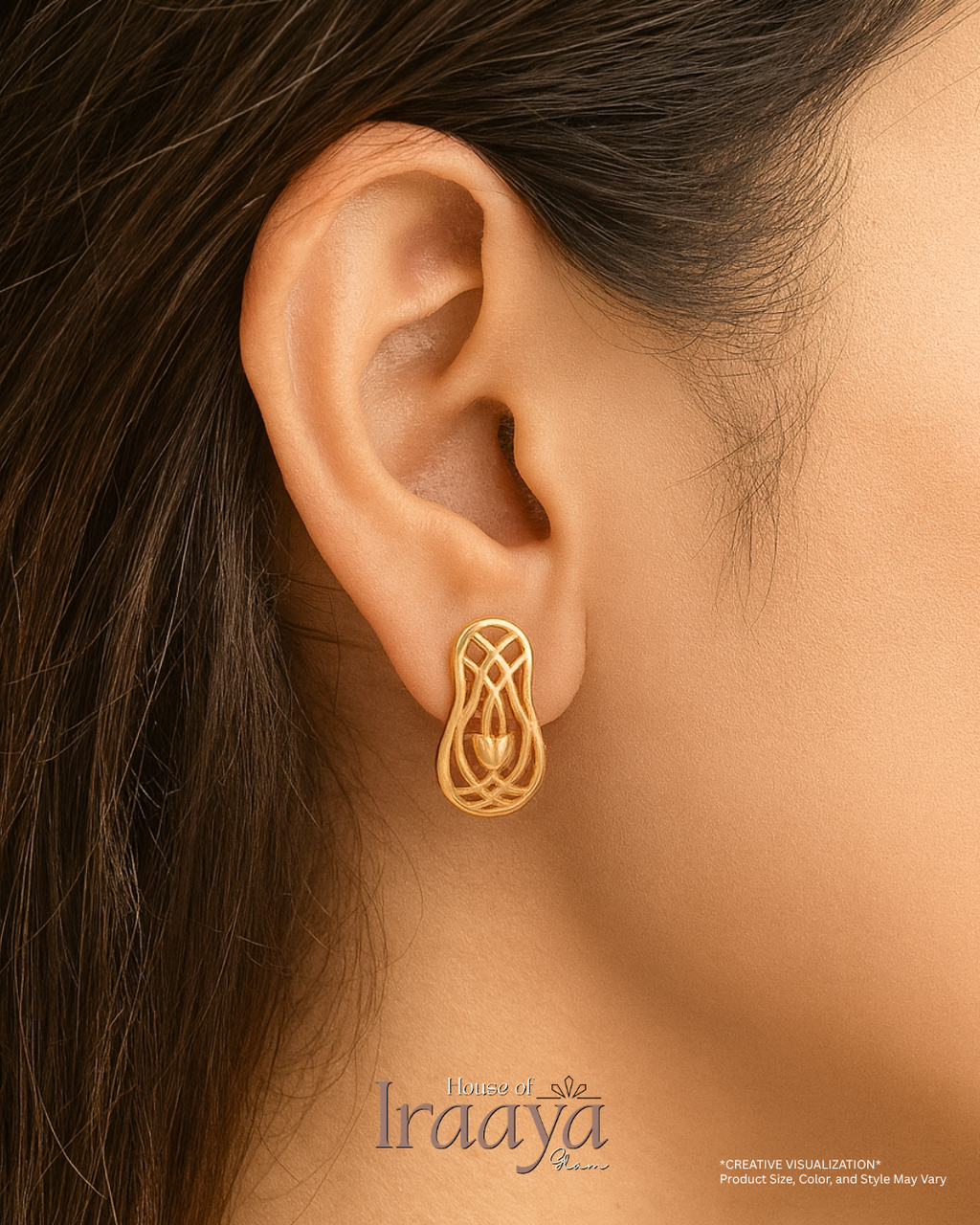 Elegant Gold-Plated Cufflinks