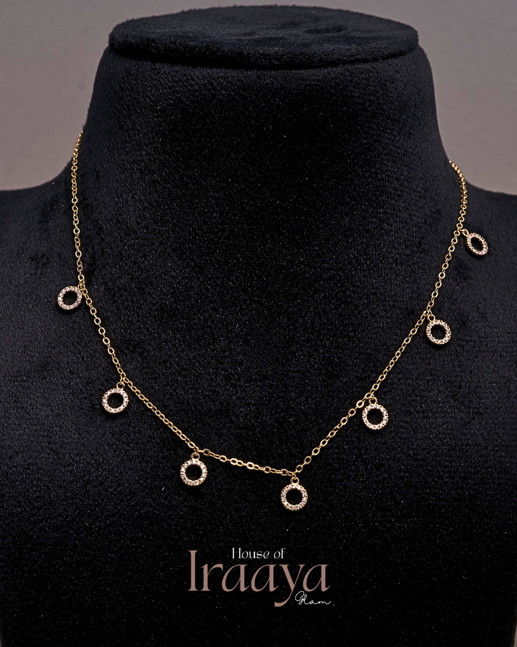 Dainty Circle Charm Necklace