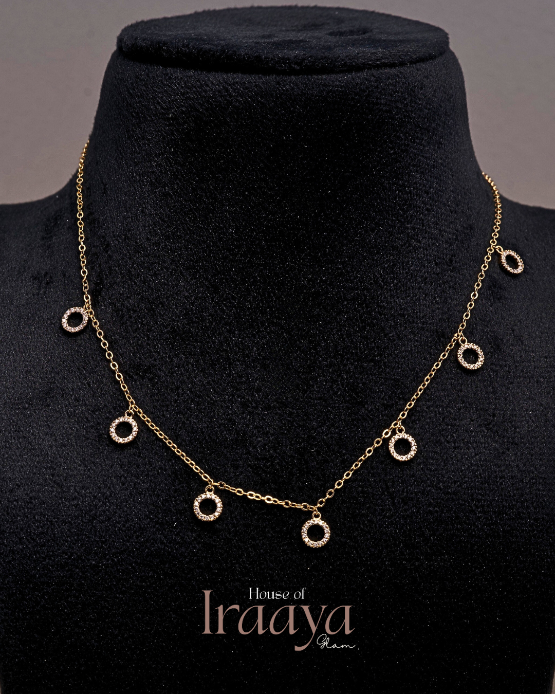 Dainty Circle Charm Necklace