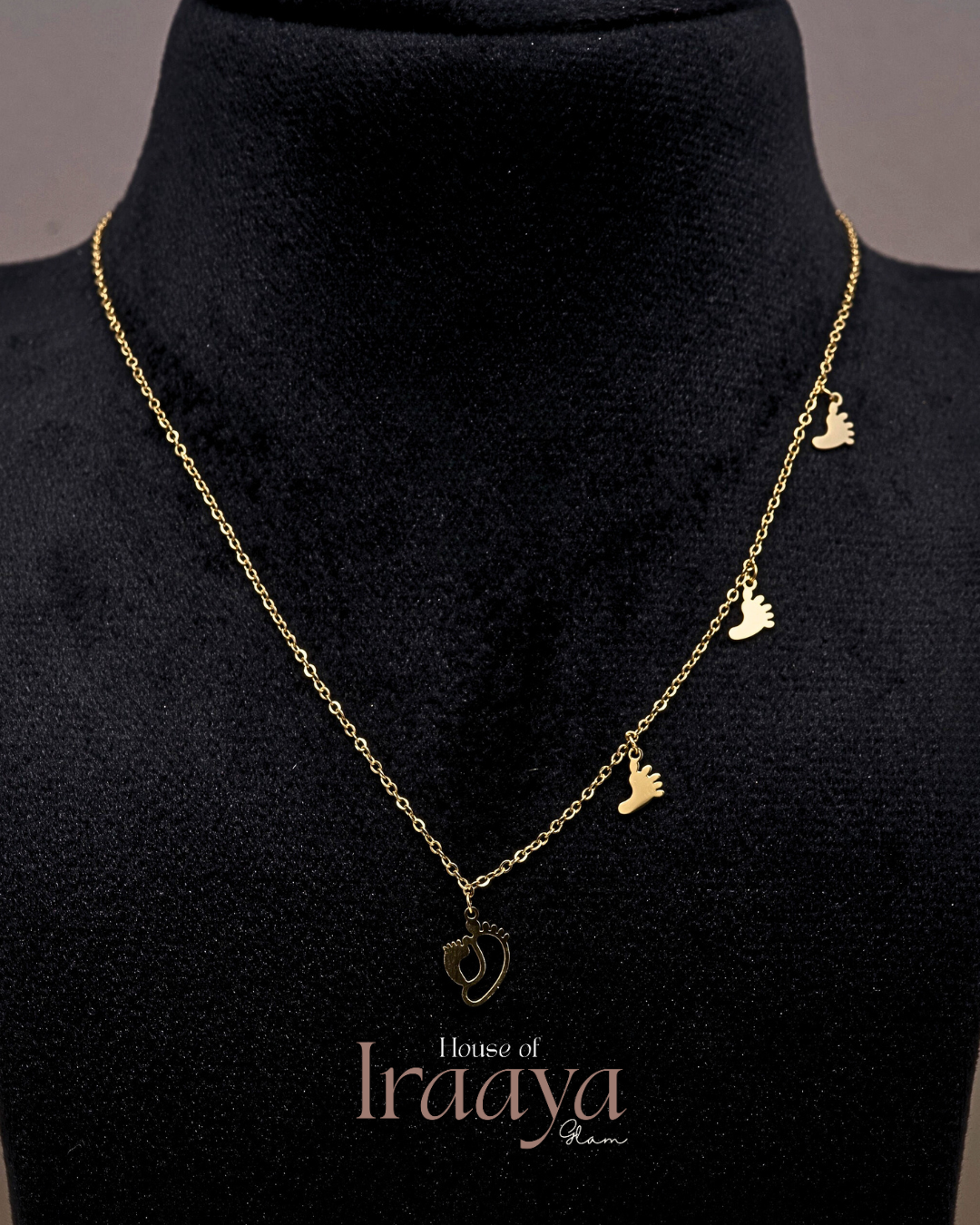 Sacred Footprint Charm Necklace