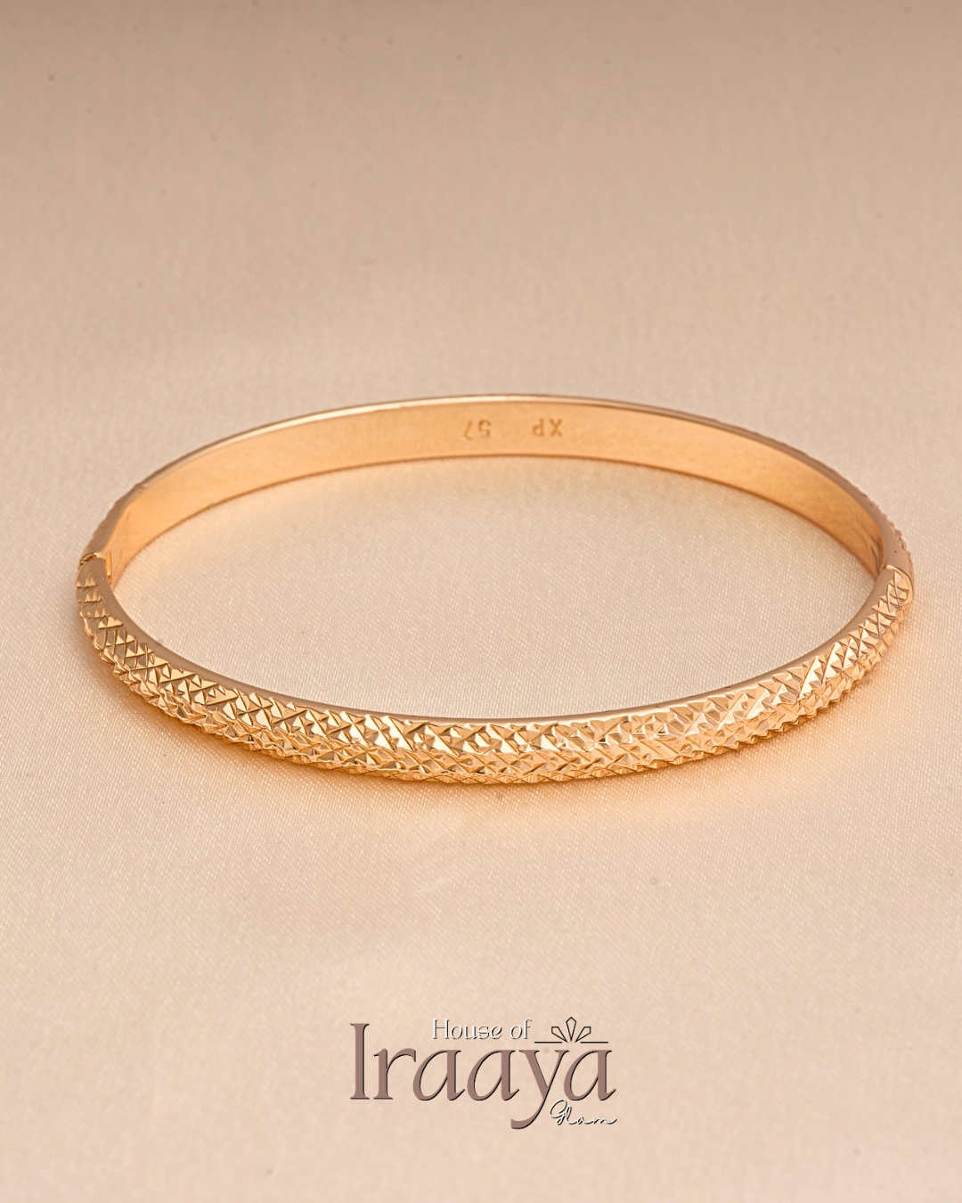 Textured Gold Classic Kada