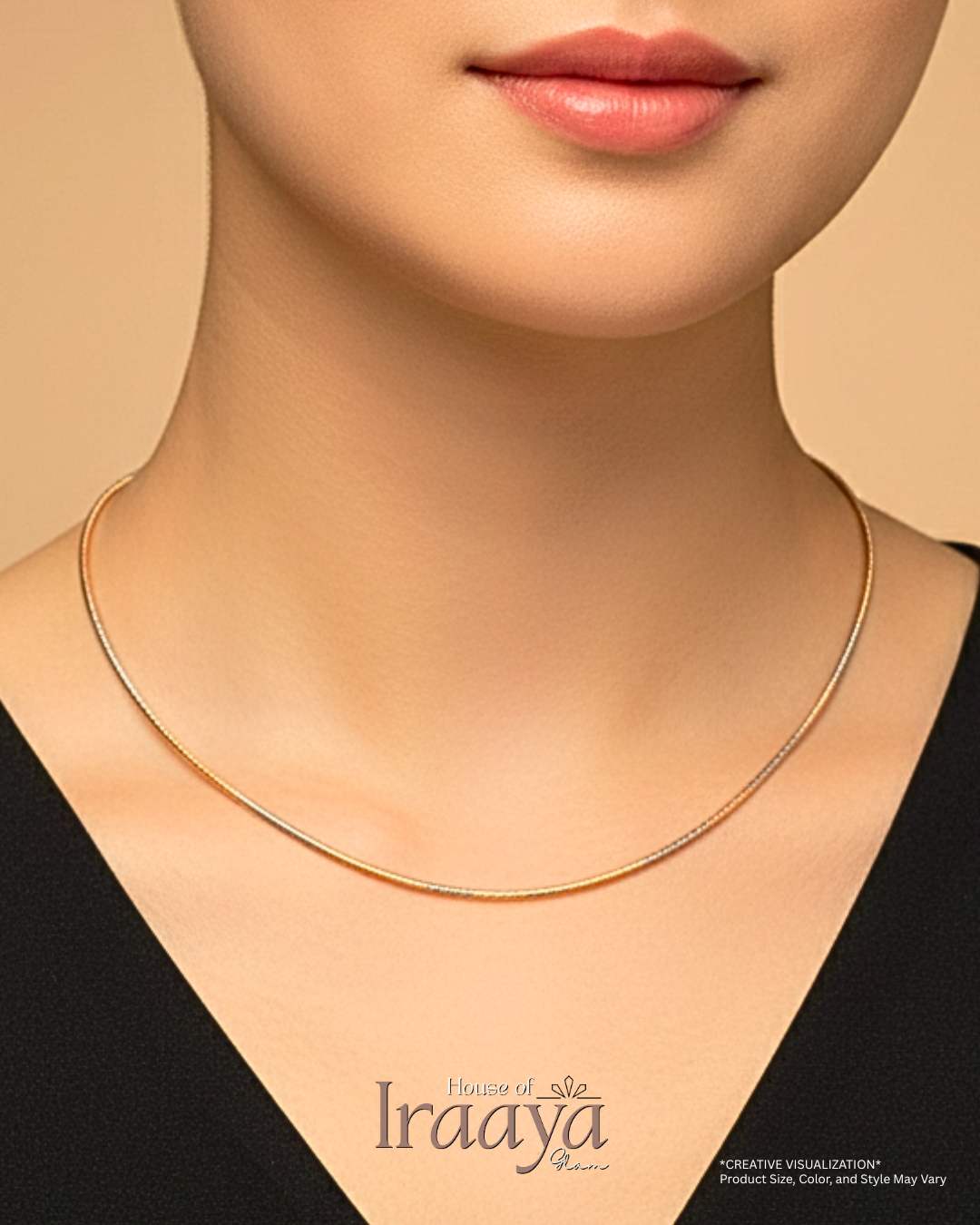 Gold Smooth Snake Chain With a Lustrous Shine