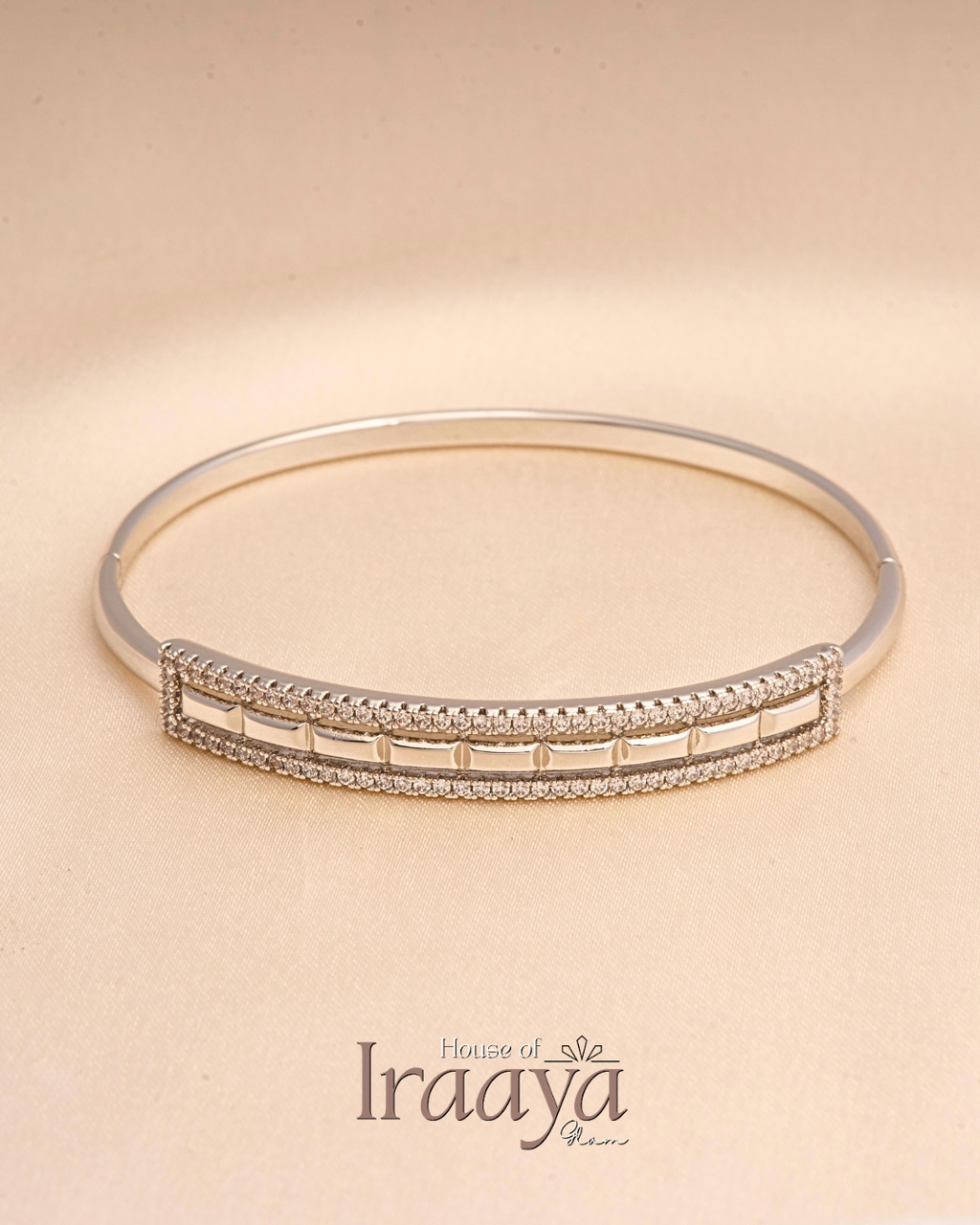 Dual Line Crystal Link Kada