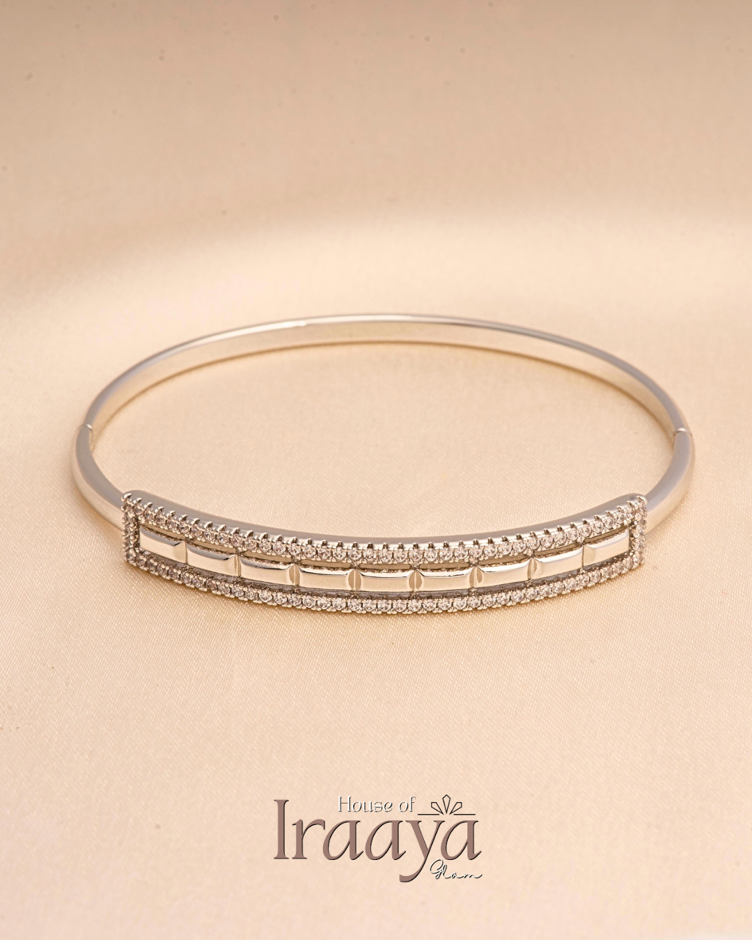 Dual Line Crystal Link Kada