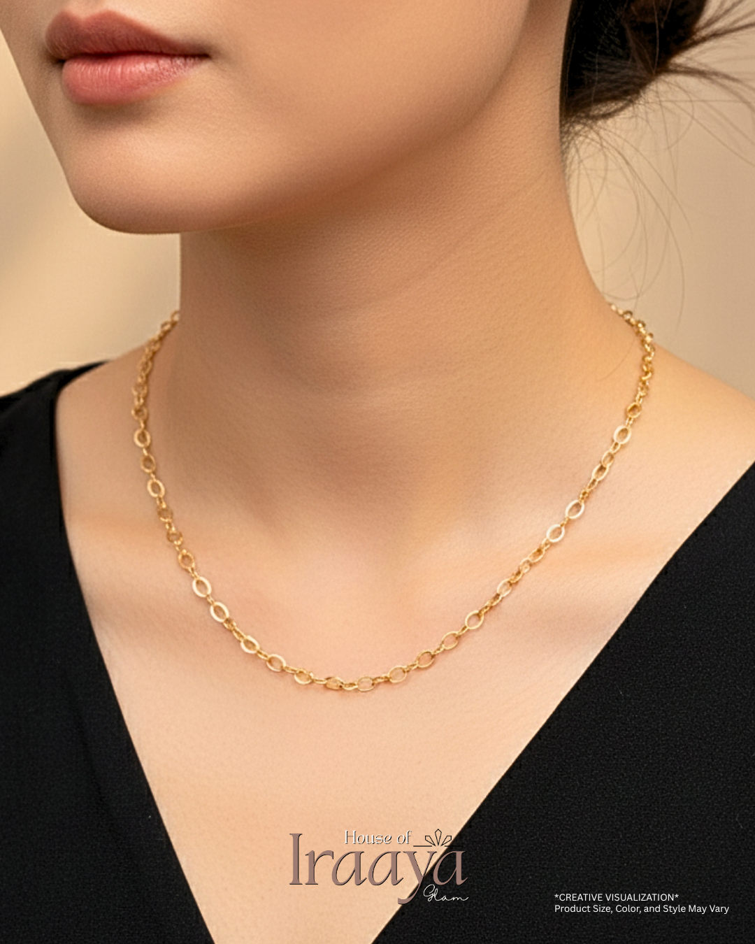 Classic Oval Link Pattern Chain