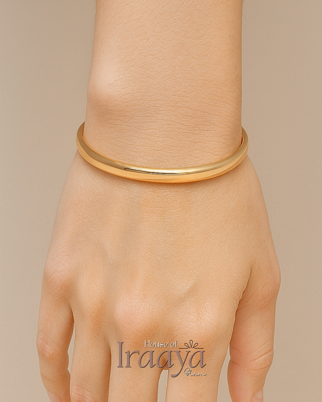 Minimal Gold Finish Kada