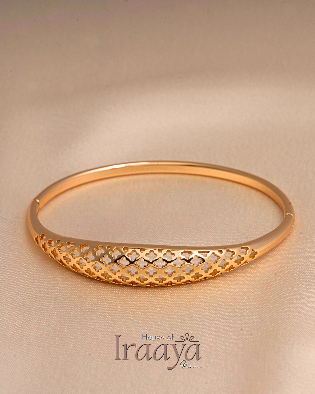 Textured Gold Finish Kada