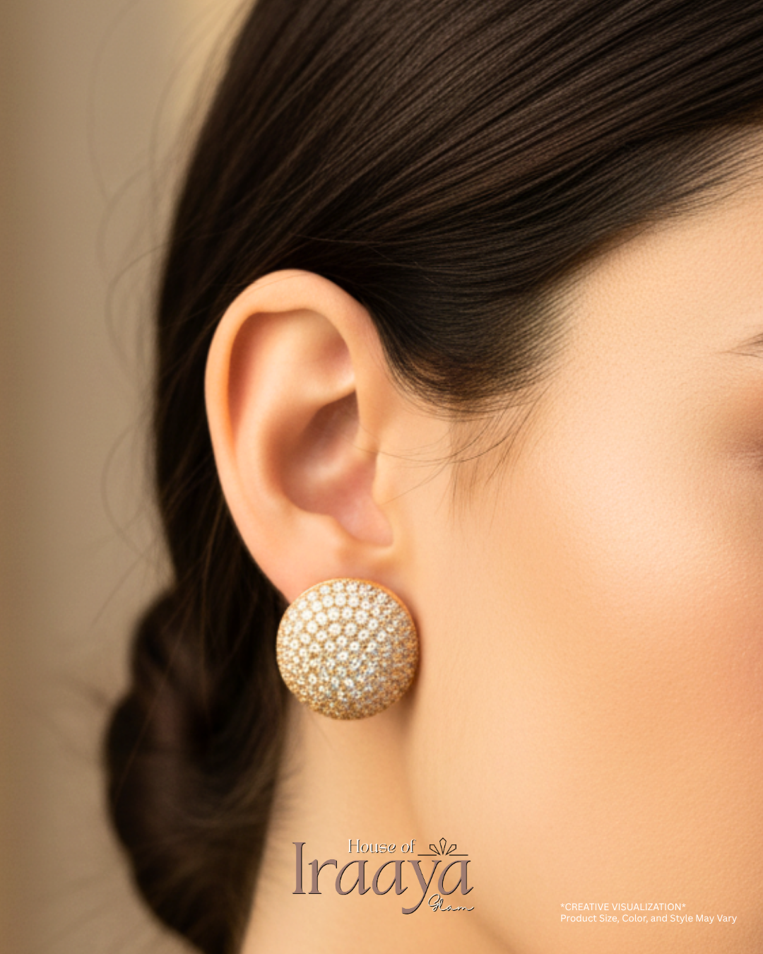 Dome Stud Earrings