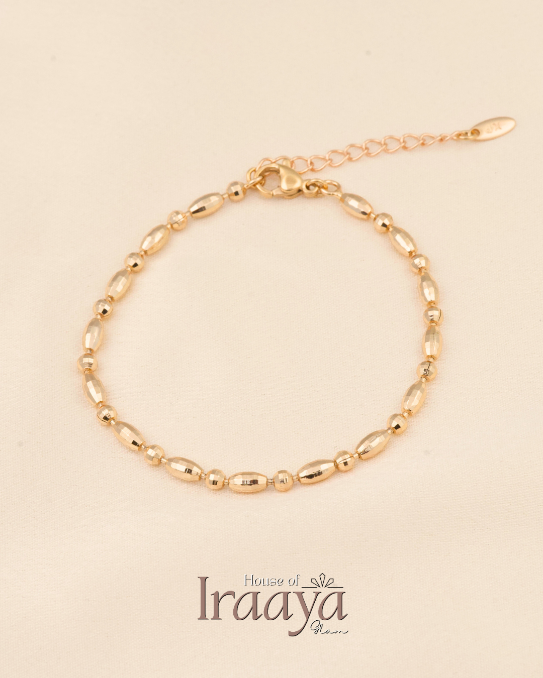 Elegant Gold Beaded Bracelet