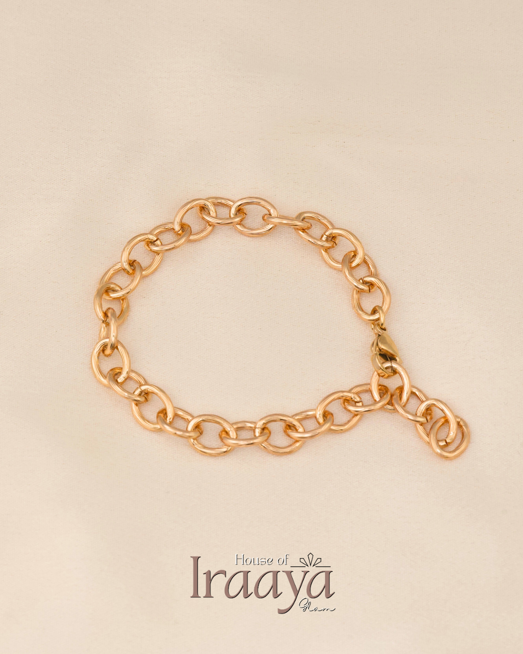 Classic Gold Link Chain Bracelet