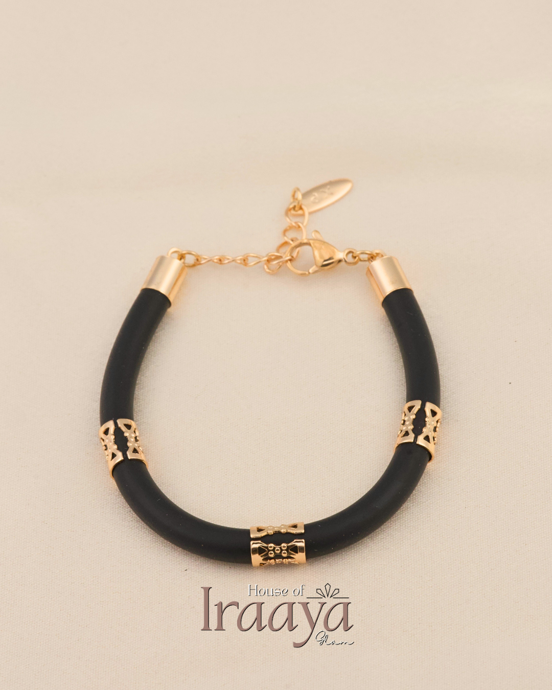Black & Gold Luxe Bracelet
