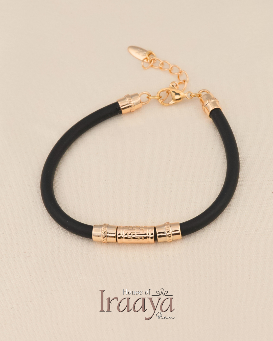 Black & Gold Heritage Bracele
