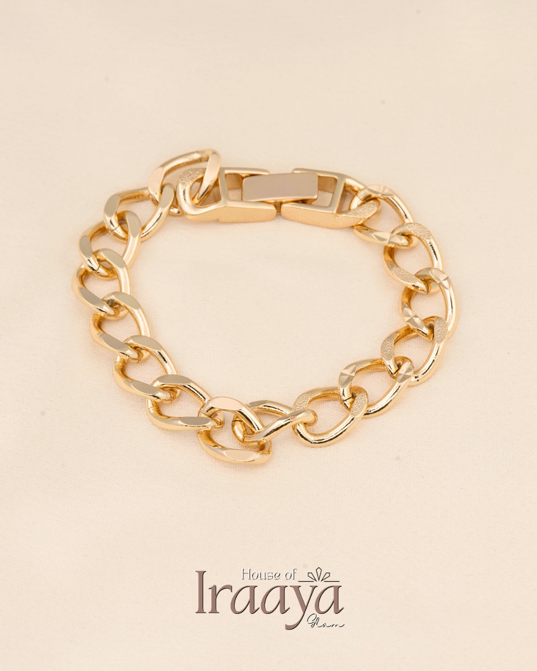 Chunky Gold Link Bracelet