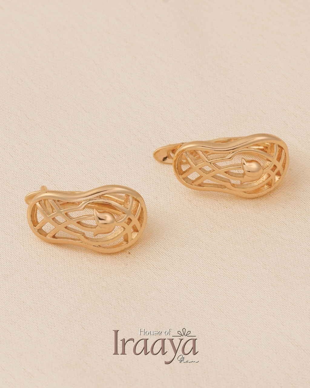 Elegant Gold-Plated Cufflinks