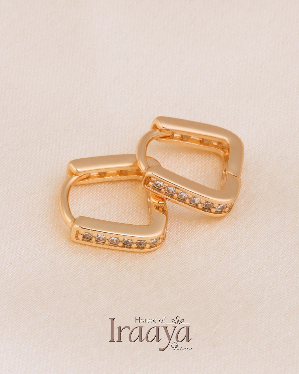 Modern Luxe Square Hoop Earrings