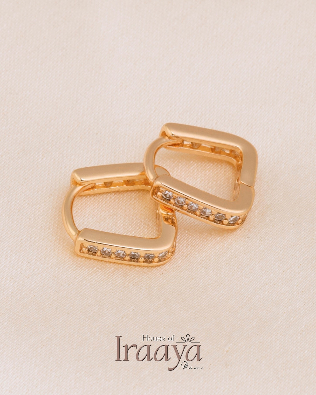 Modern Luxe Square Hoop Earrings