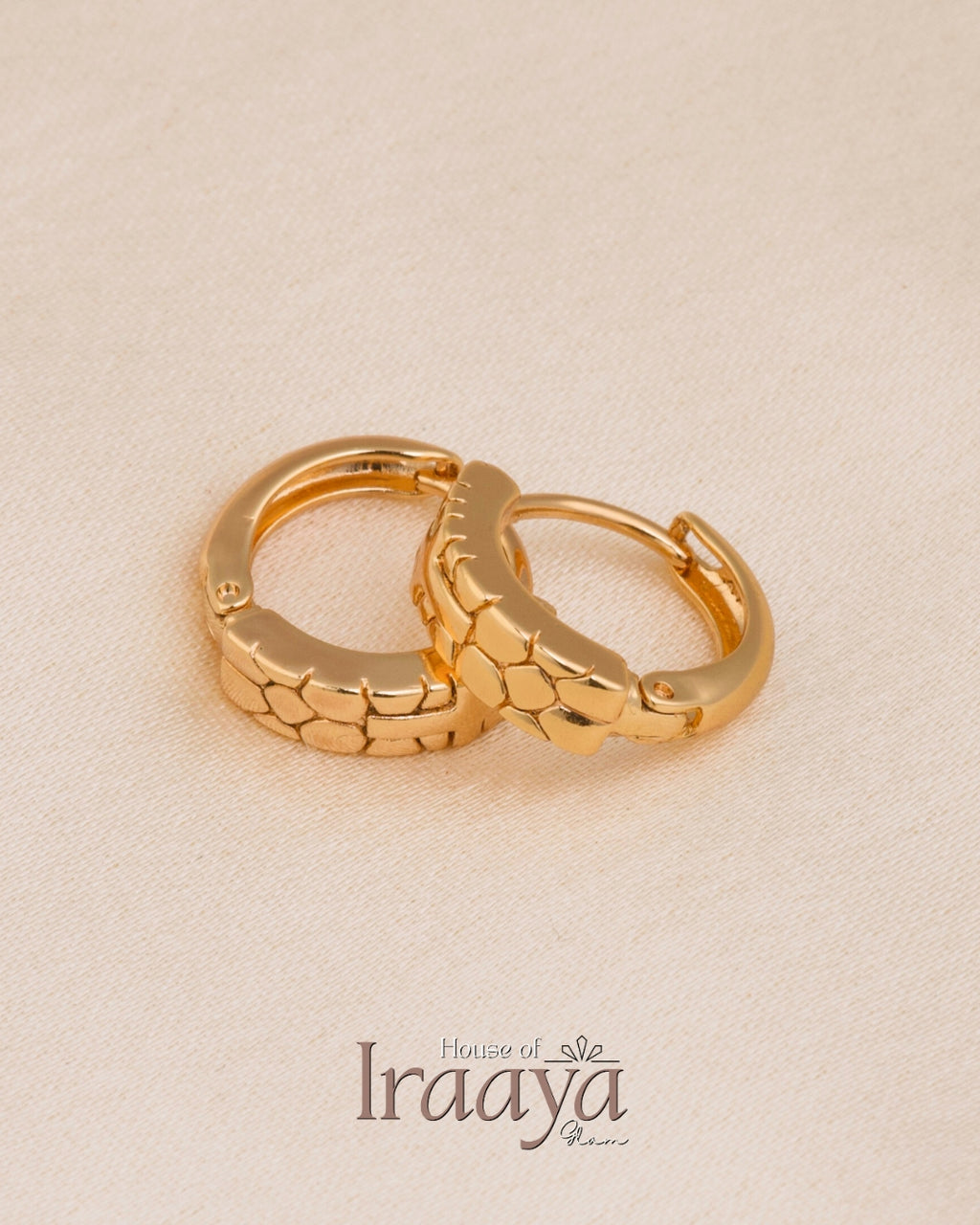 Classic Polished Gold Huggie Hoops