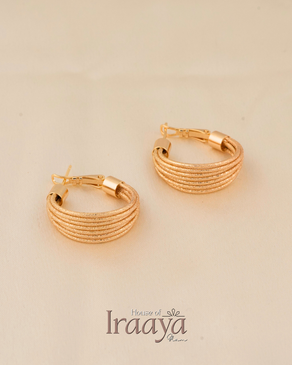 Textured Layered Hoop Earrings