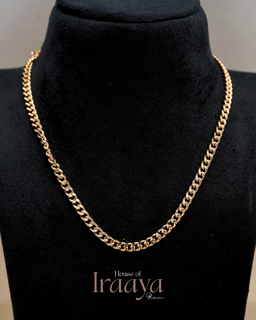 Classic Gold Bold Curb Chain